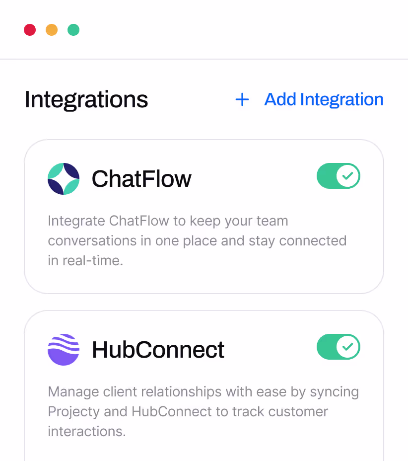Integrations